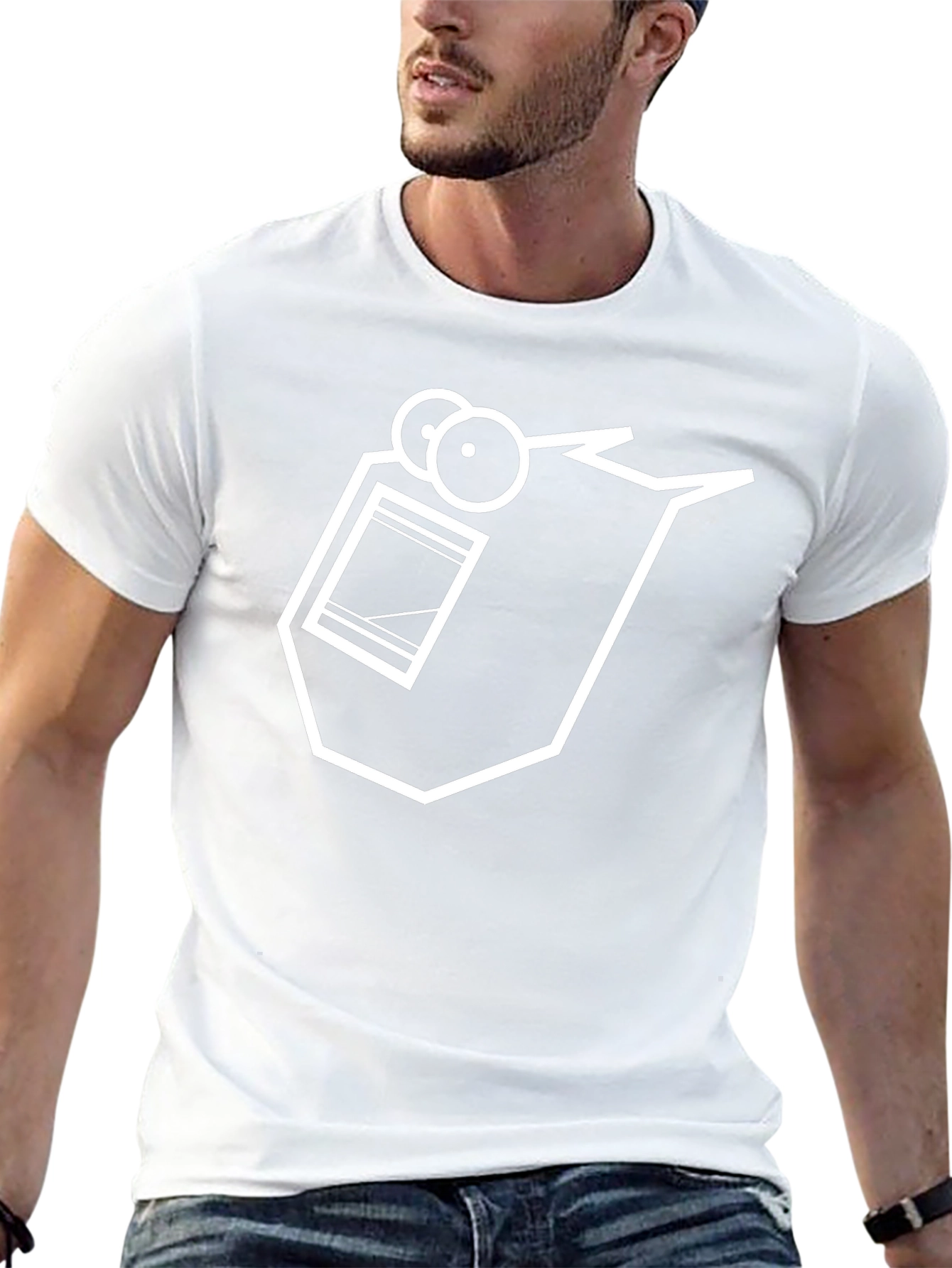 Welding Helmet Graphic T-Shirt - Black Cotton Tee