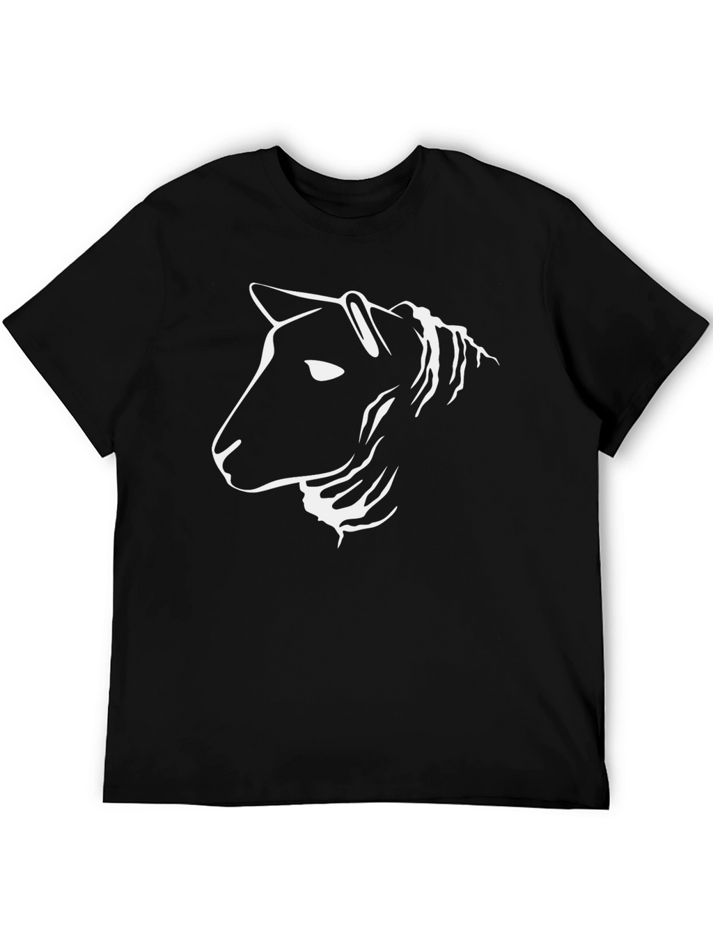 Modern Horse Graphic Black Tee