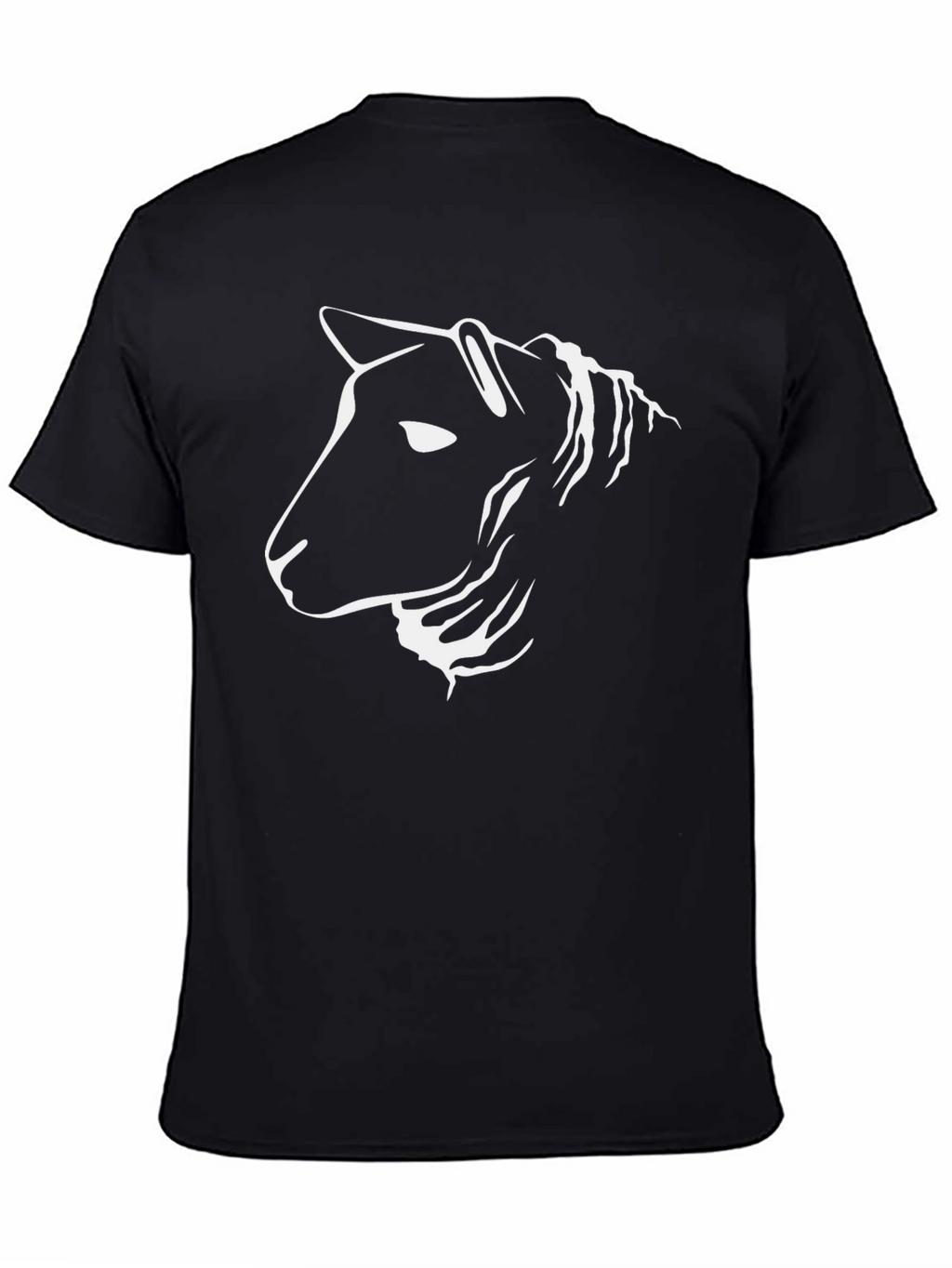 Modern Horse Graphic Black Tee