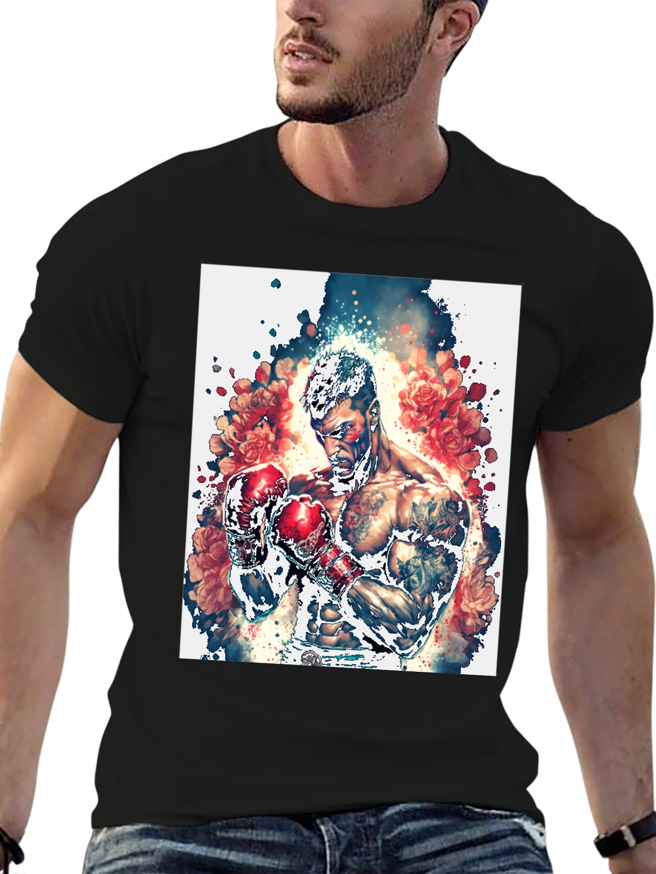 Boxer Graphic T-Shirt - Streetwear Style