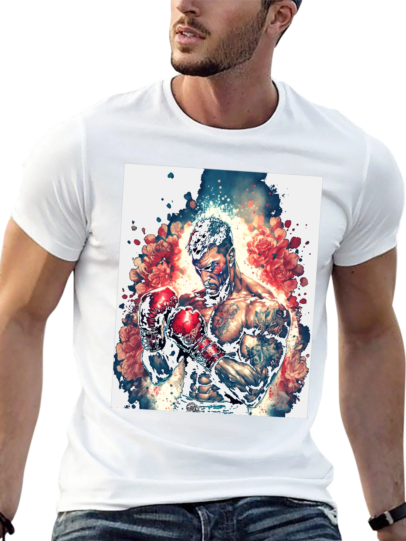 Boxer Graphic T-Shirt - Streetwear Style