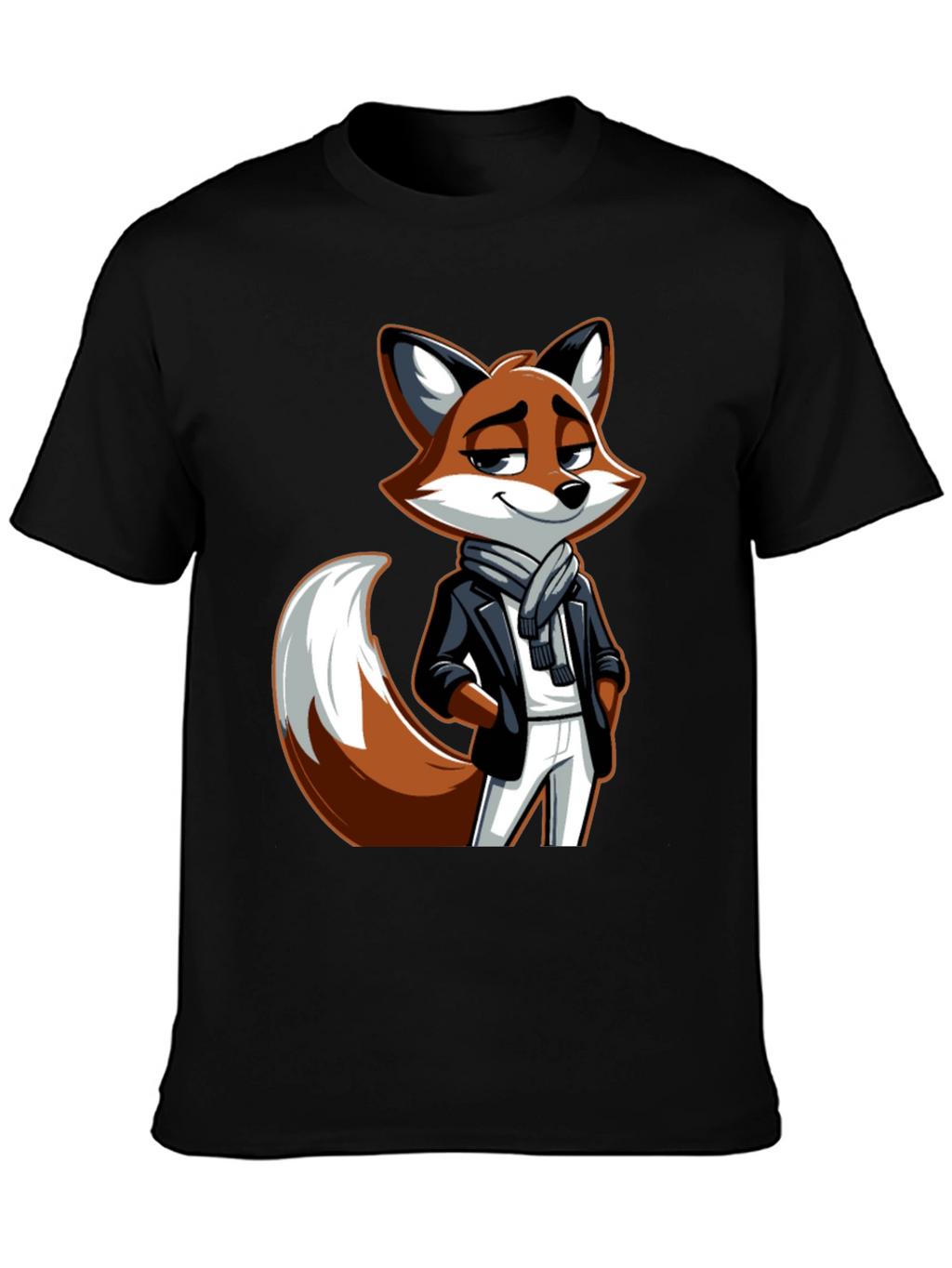 Stylish Fox Graphic Tee