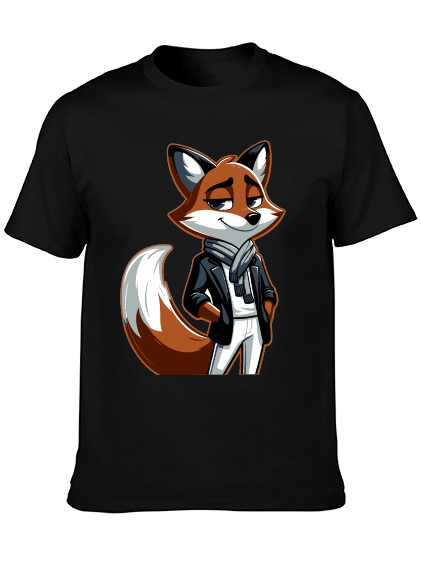 Stylish Fox Graphic Tee