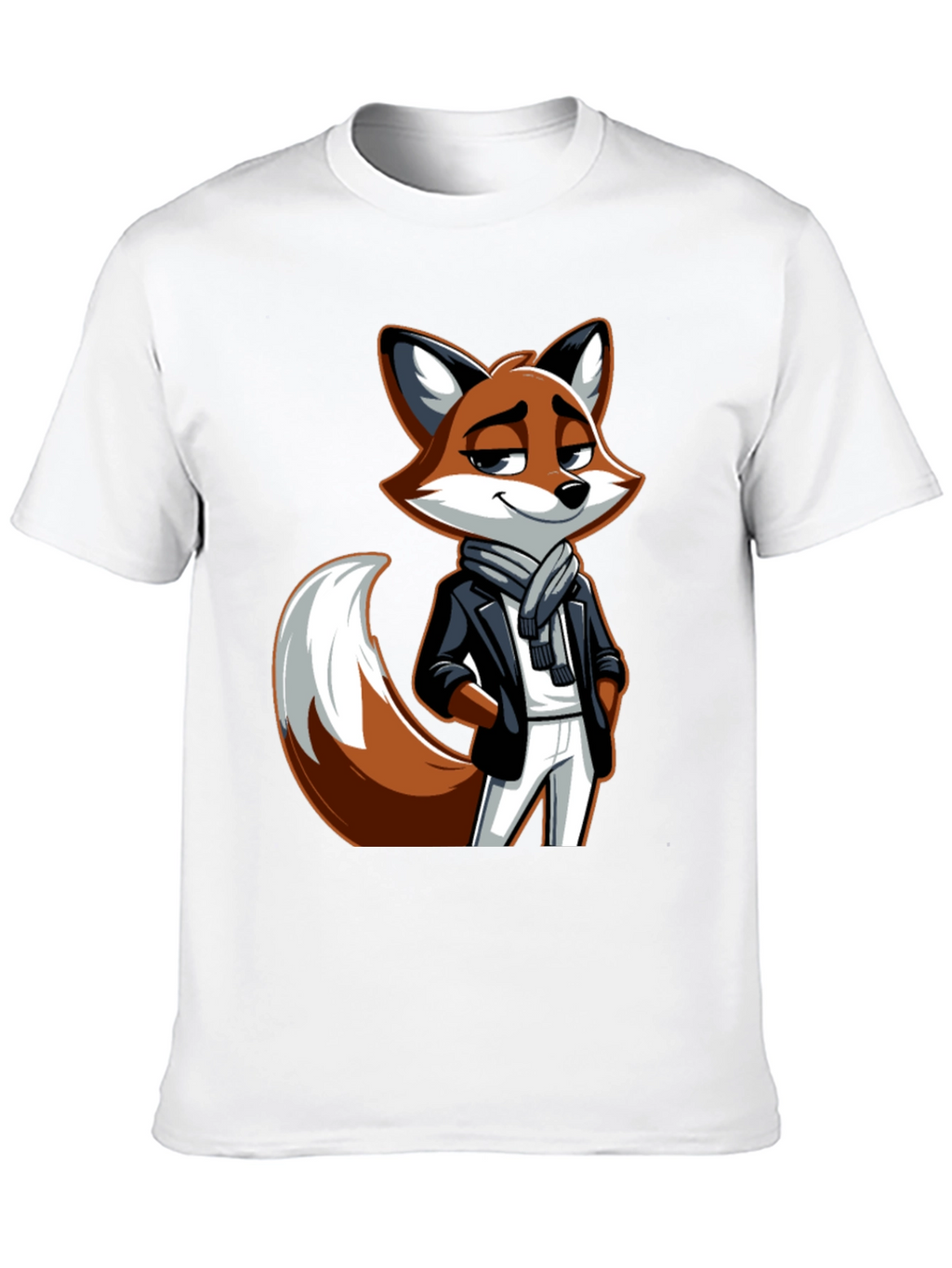 Stylish Fox Graphic Tee