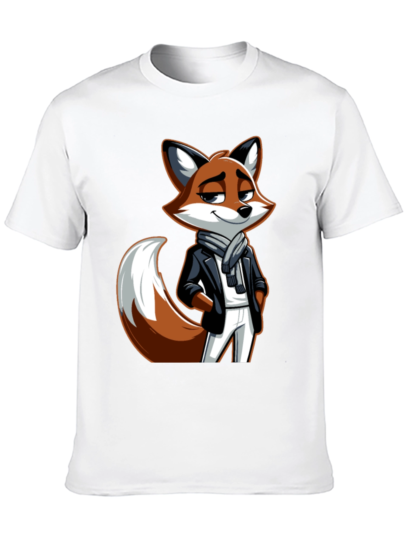 Stylish Fox Graphic Tee