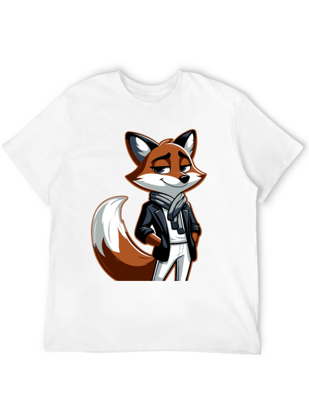 Stylish Fox Graphic Tee