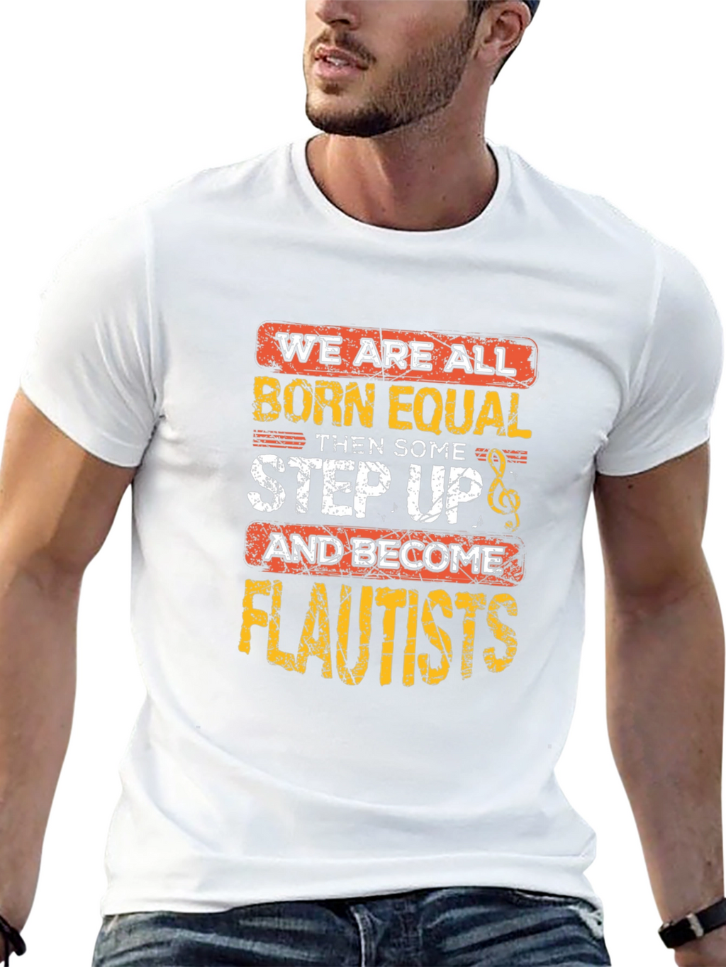 Born Equal Flautist T-Shirt