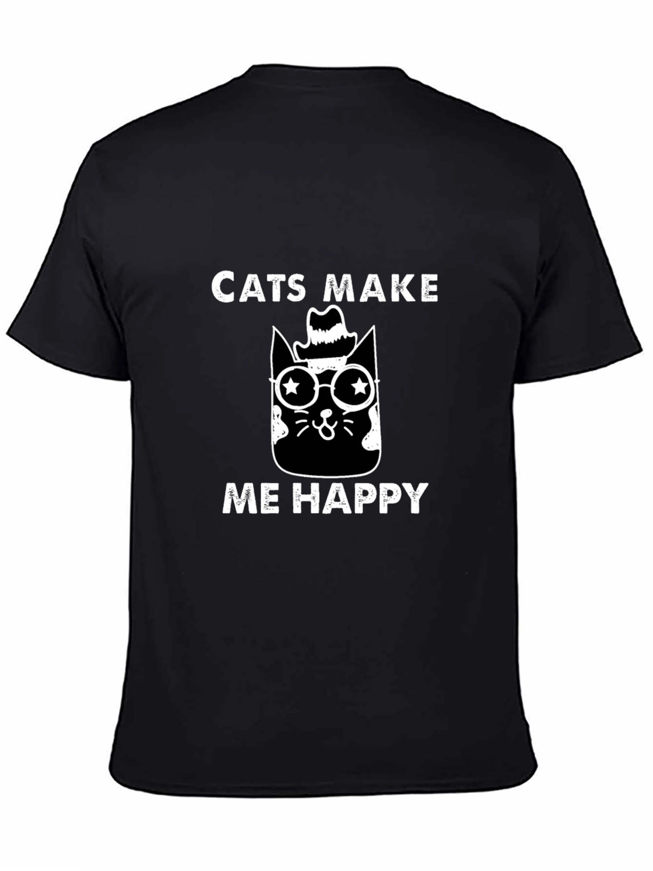 Cats Make Me Happy T-Shirt