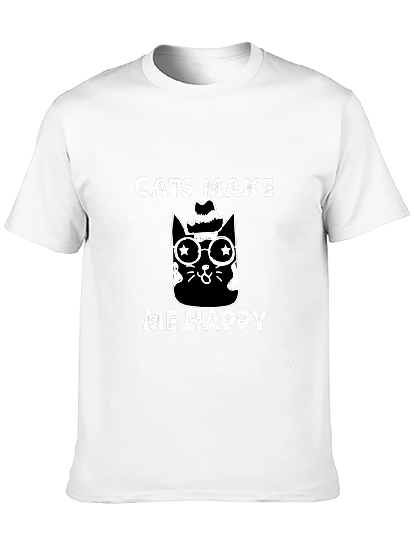 Cats Make Me Happy T-Shirt