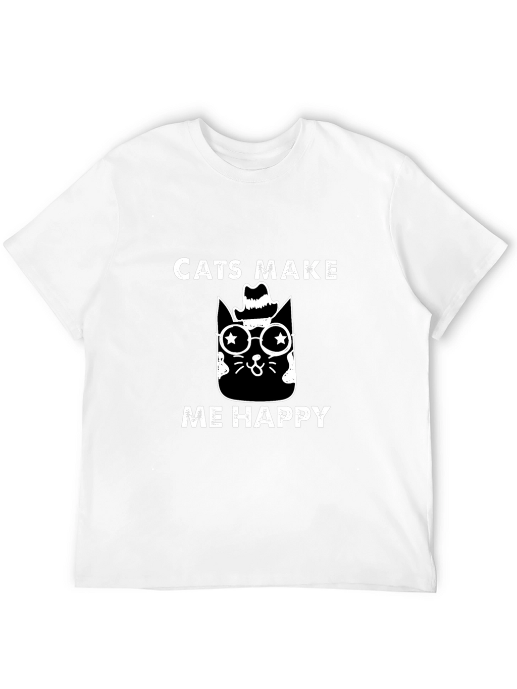 Cats Make Me Happy T-Shirt