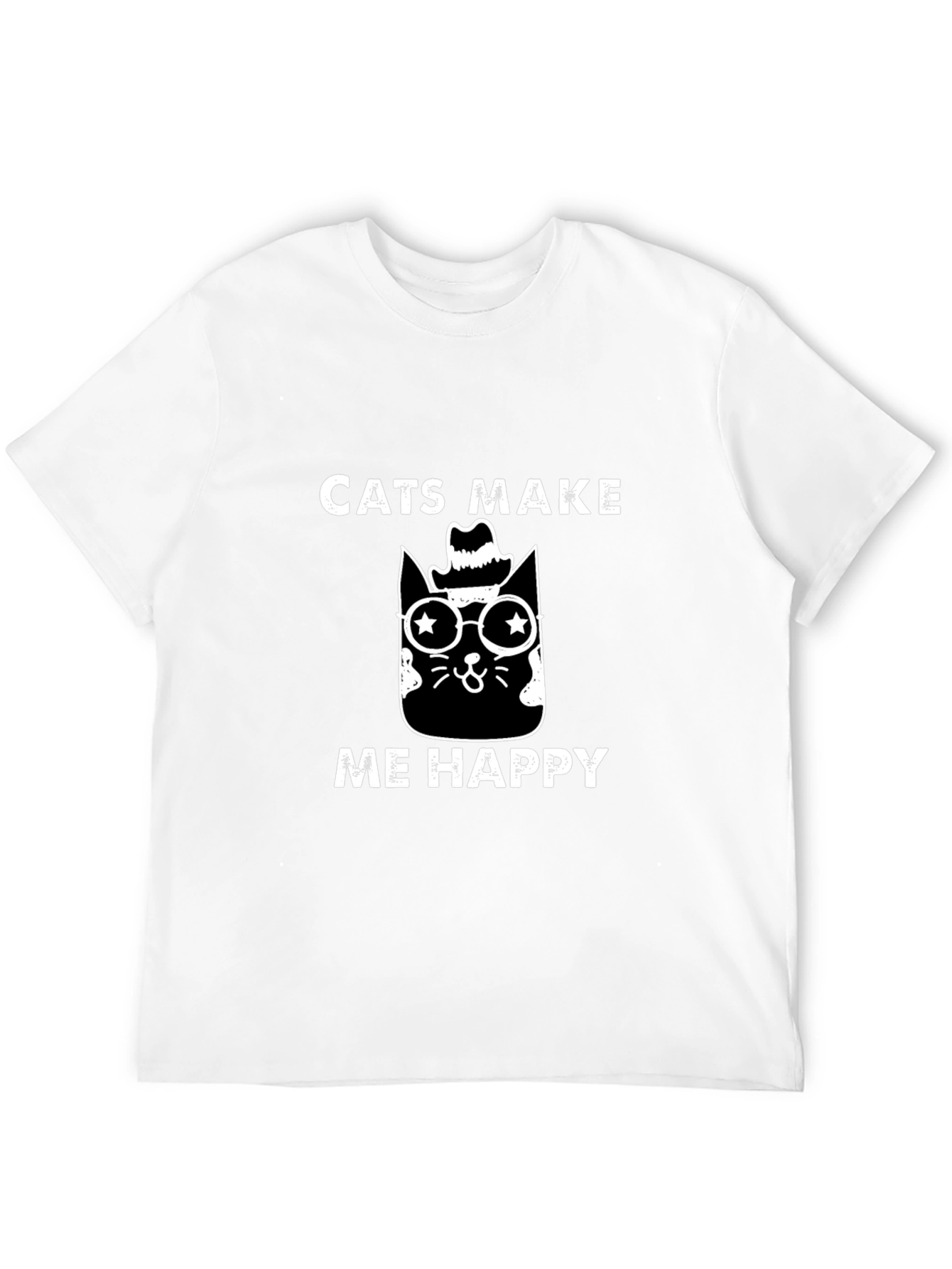 Cats Make Me Happy T-Shirt