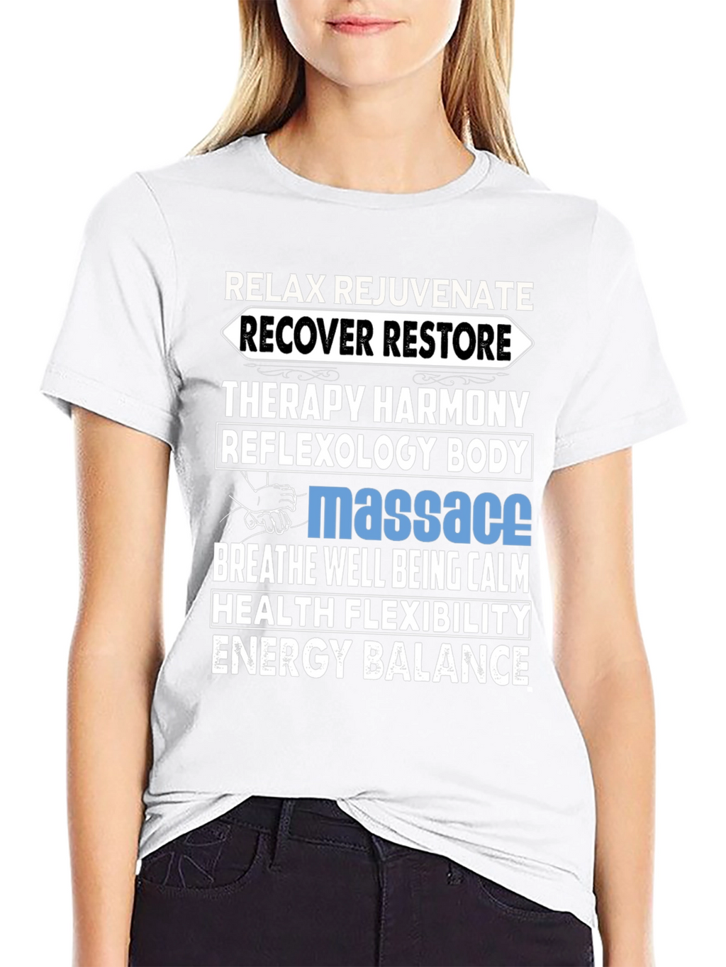Relax Rejuvenate Massage Therapy T-Shirt