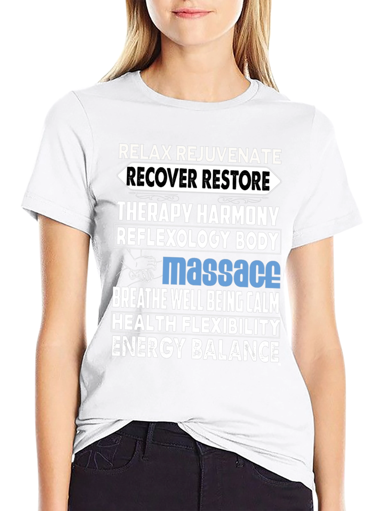 Relax Rejuvenate Massage Therapy T-Shirt