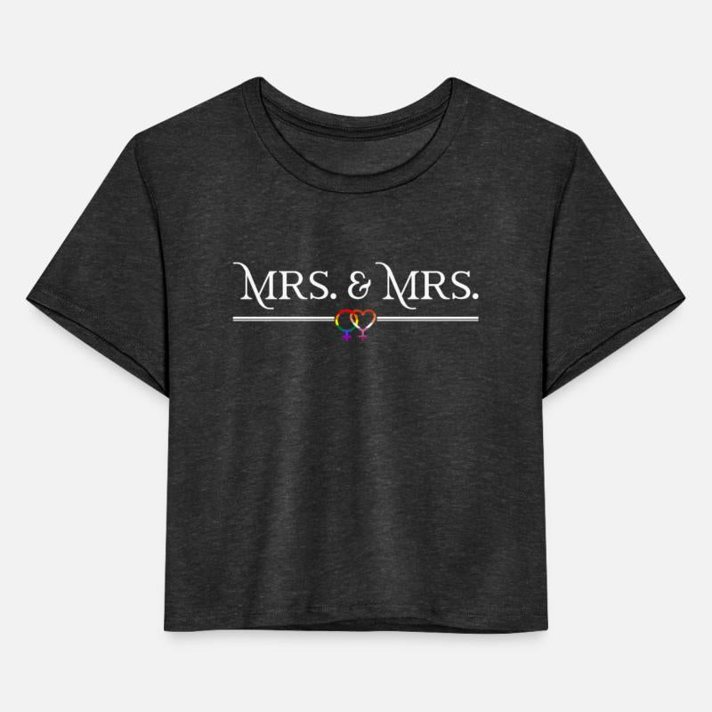 Mrs. & Mrs. - Lesbian Wedding Gay Marriage