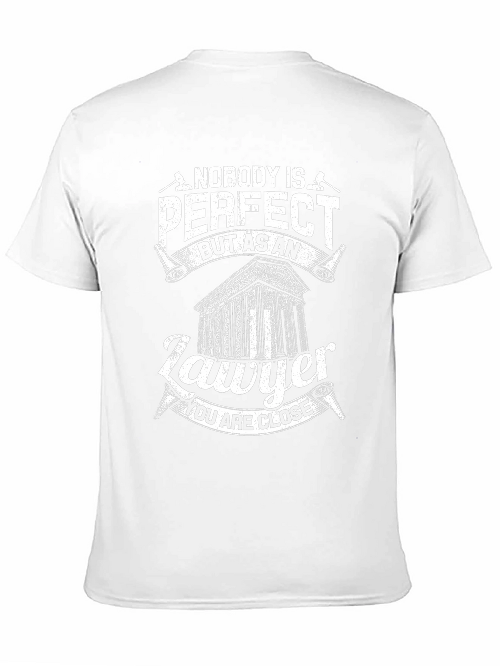 Nobody is Perfect Lawyer T-Shirt