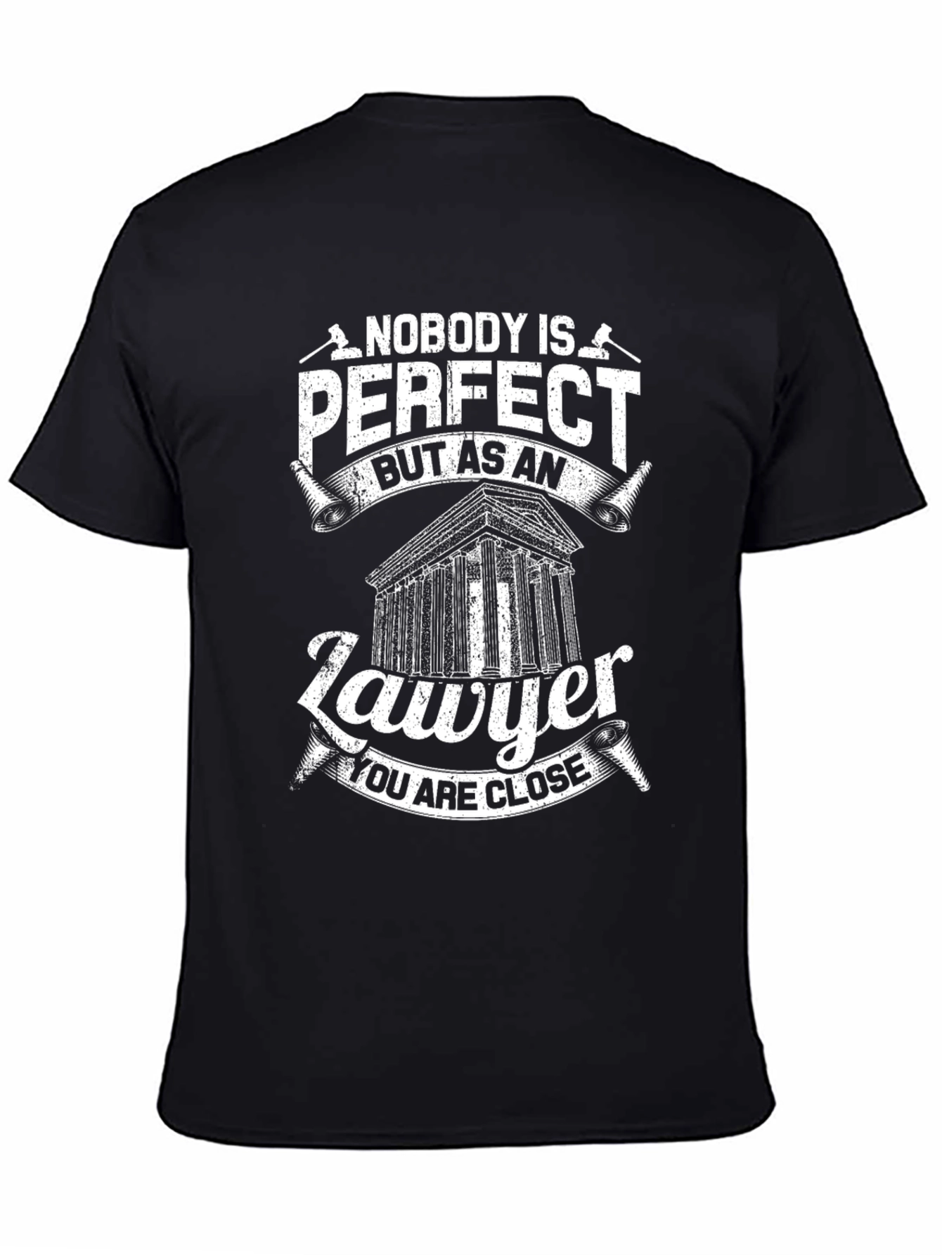 Nobody is Perfect Lawyer T-Shirt