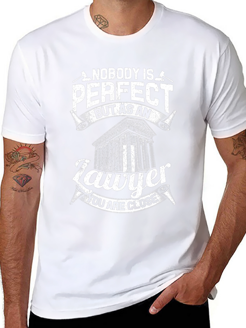 Nobody is Perfect Lawyer T-Shirt