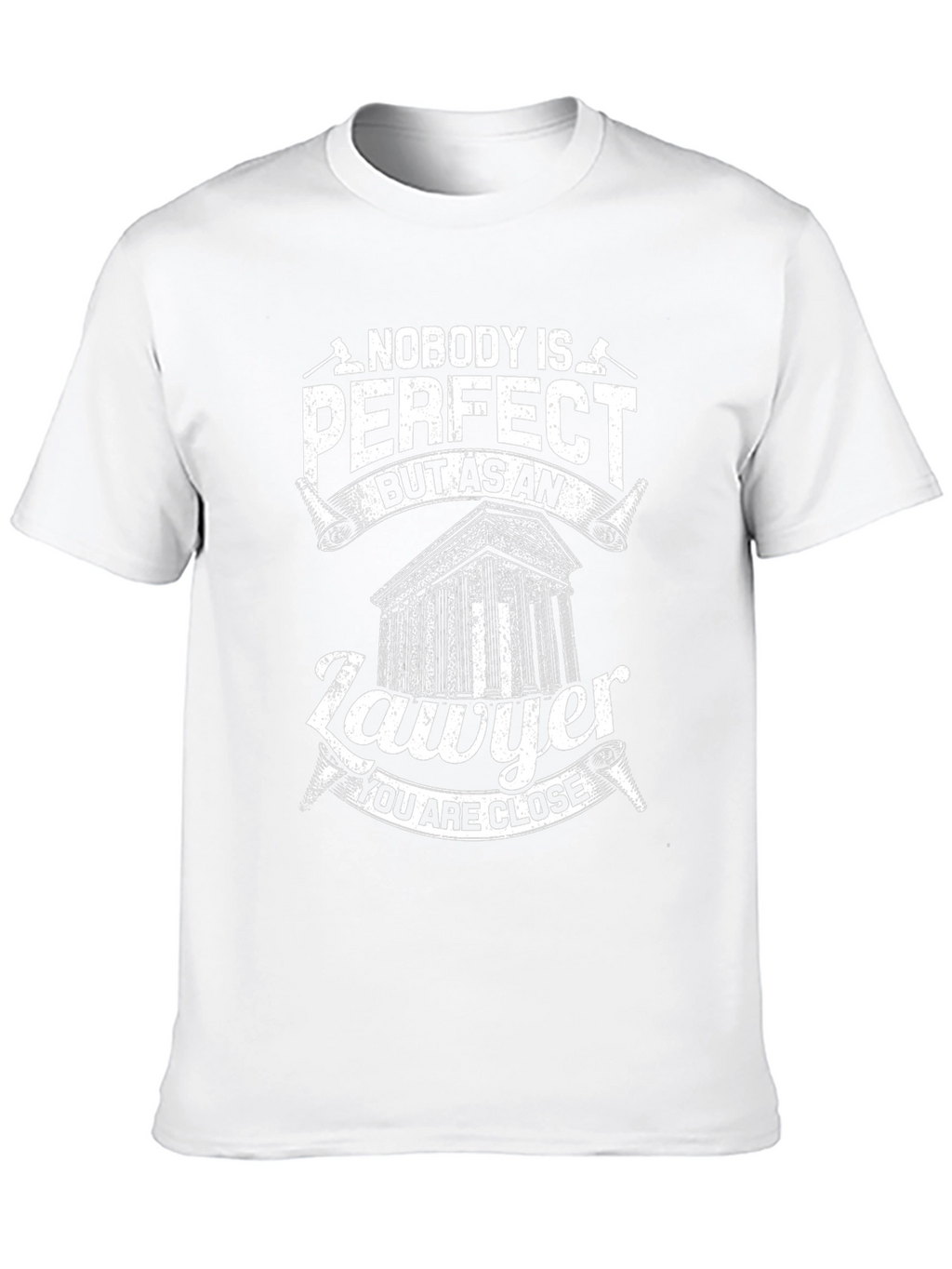 Nobody is Perfect Lawyer T-Shirt