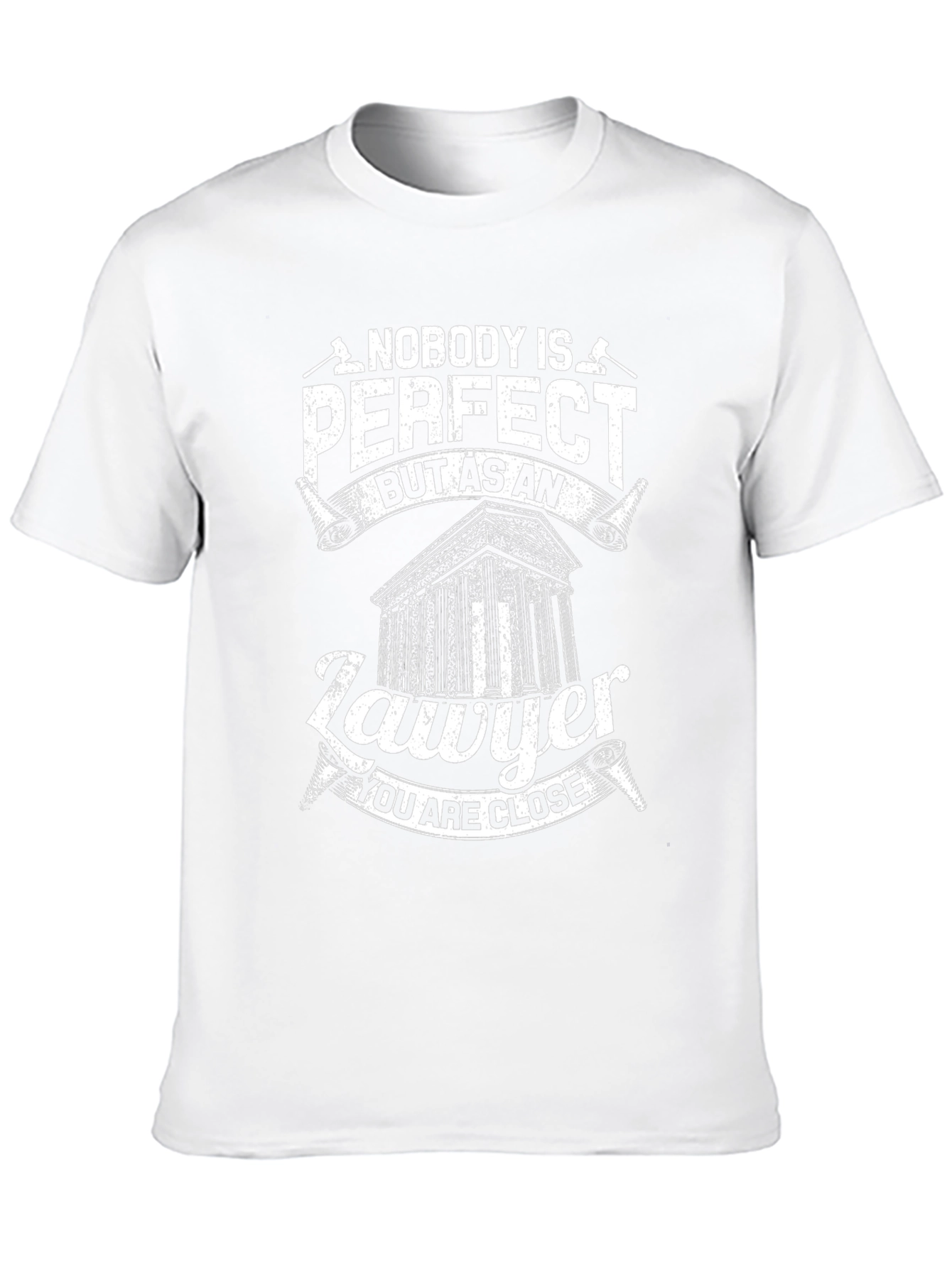 Nobody is Perfect Lawyer T-Shirt