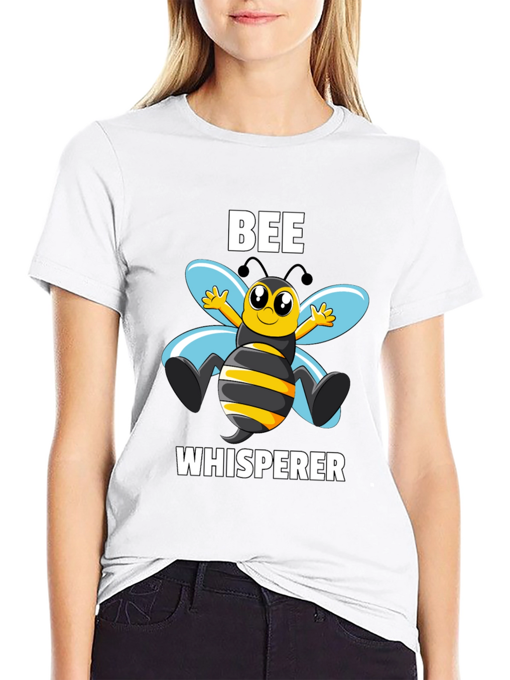 Bee Whisperer Graphic T-Shirt - Black