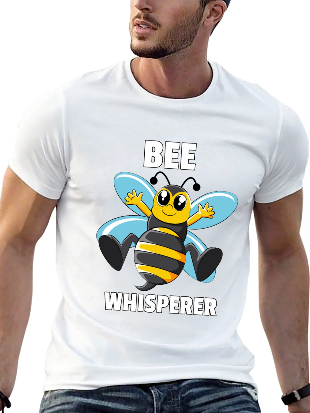 Bee Whisperer Graphic T-Shirt - Black