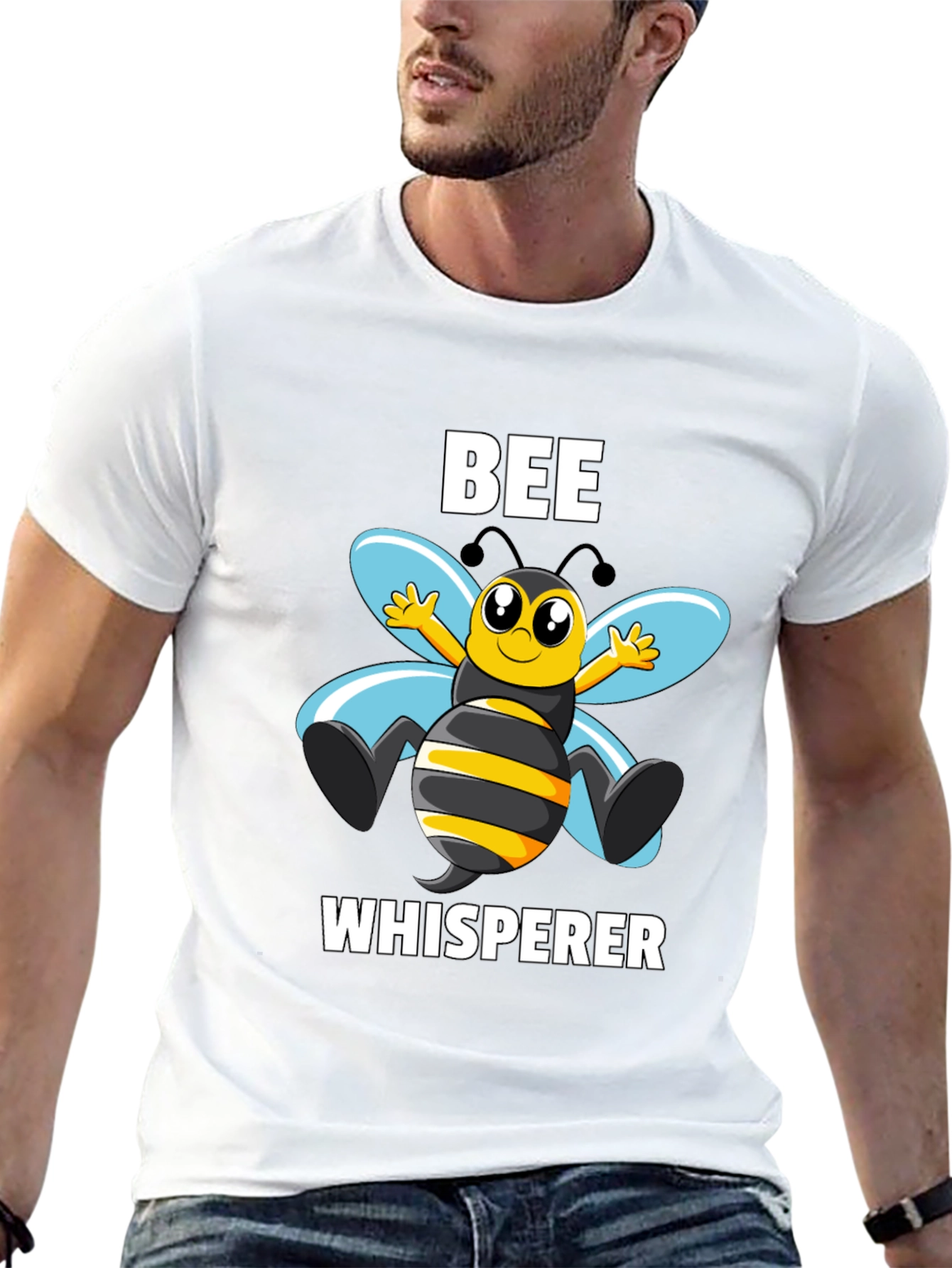 Bee Whisperer Graphic T-Shirt - Black