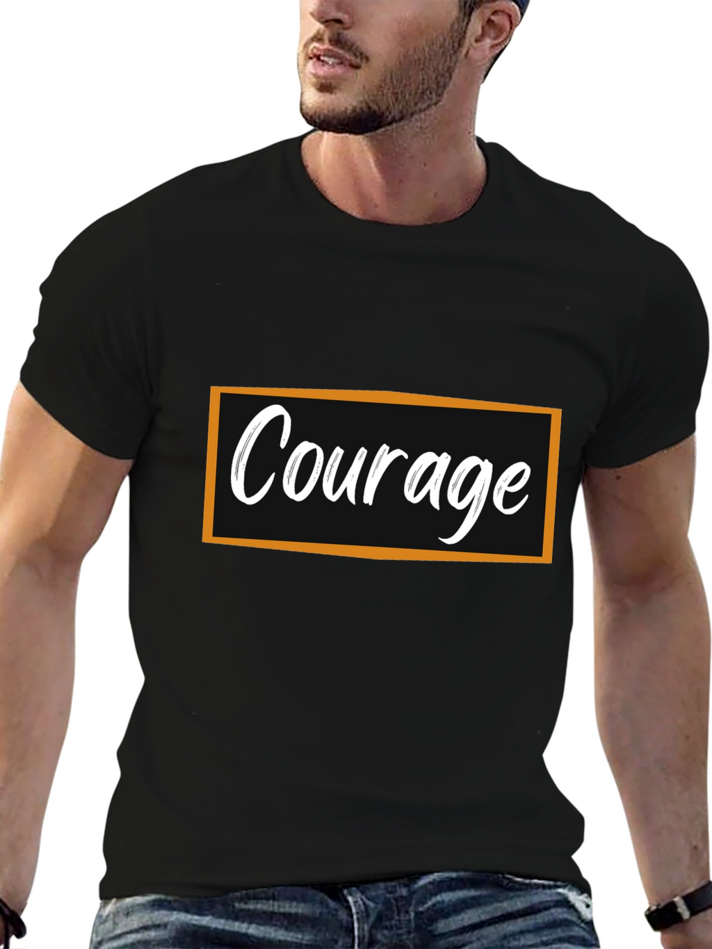 Courage Graphic T-Shirt - Bold Statement Tee