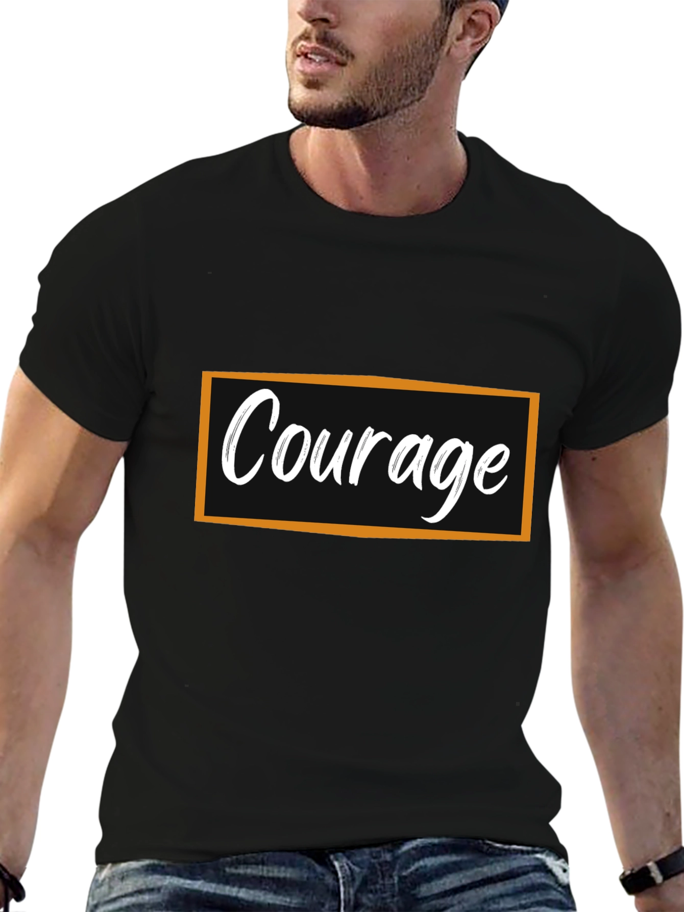 Courage Graphic T-Shirt - Bold Statement Tee