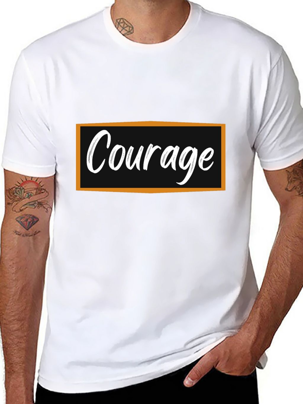 Courage Graphic T-Shirt - Bold Statement Tee