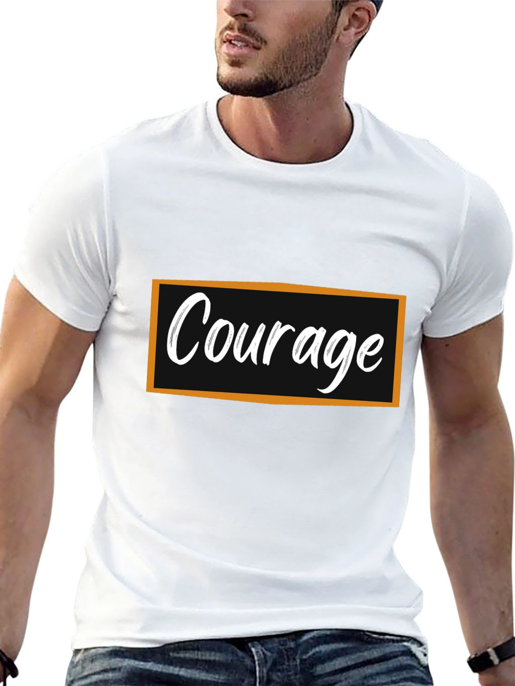 Courage Graphic T-Shirt - Bold Statement Tee
