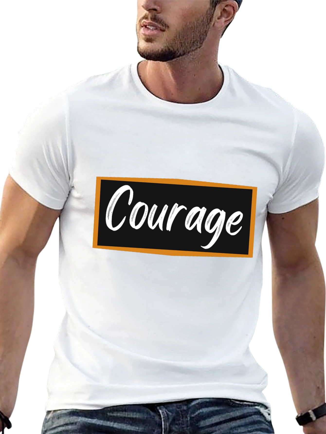 Courage Graphic T-Shirt - Bold Statement Tee