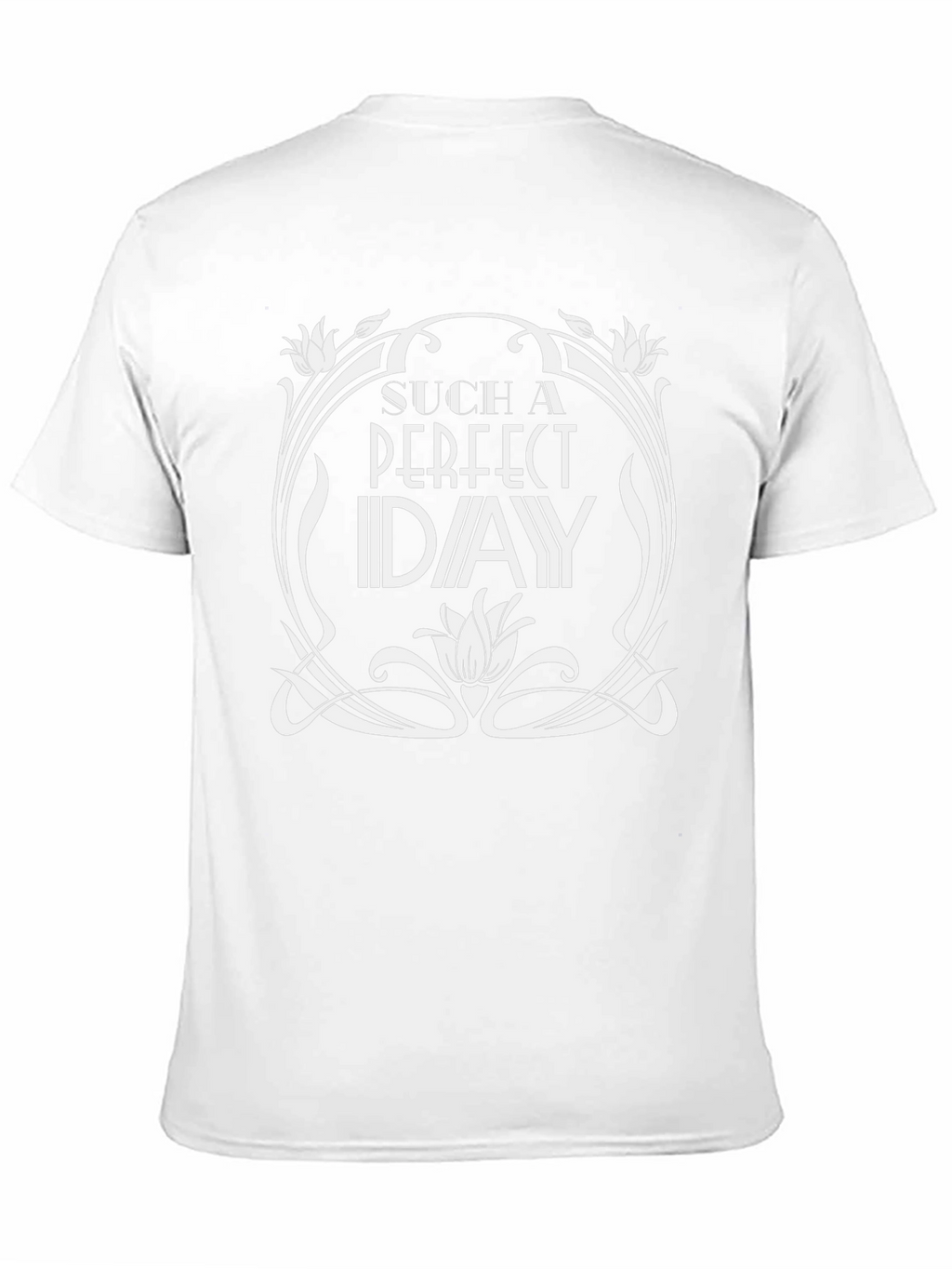 Perfect Day Graphic Tee - Black Cotton T-Shirt