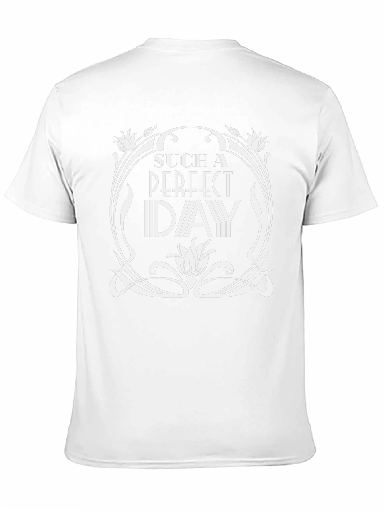 Perfect Day Graphic Tee - Black Cotton T-Shirt