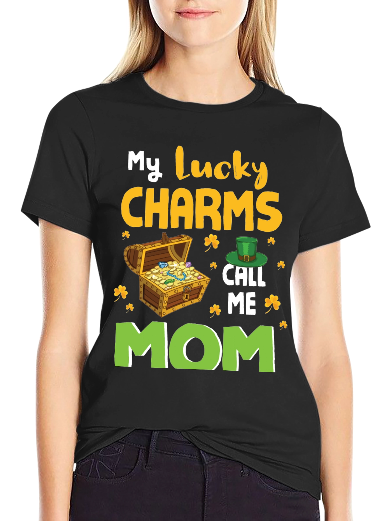 Lucky Charms Mom T-Shirt - St. Patricks Day