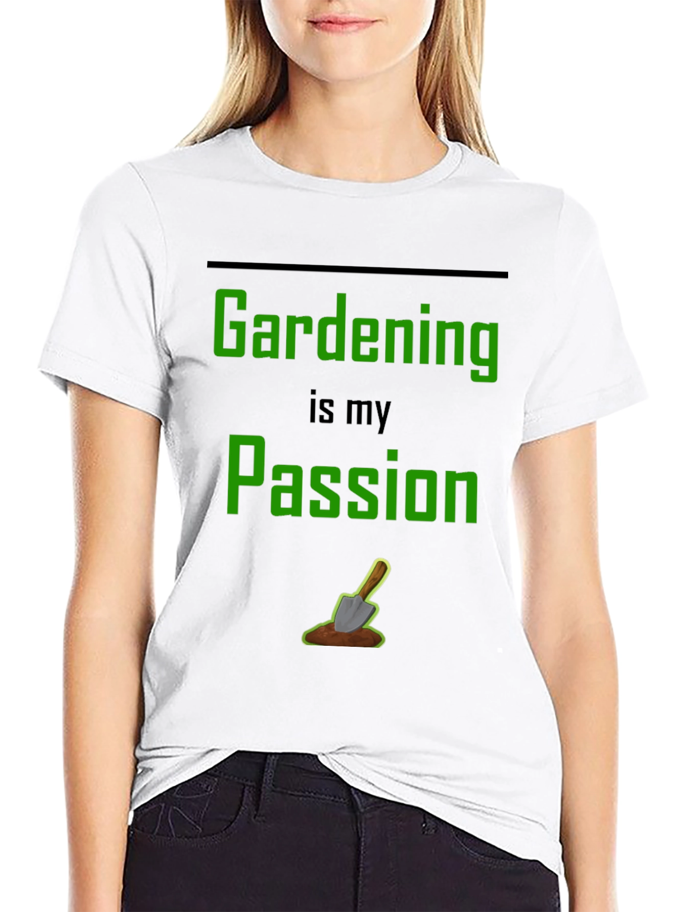 Gardening Passion T-Shirt - Black Graphic Tee