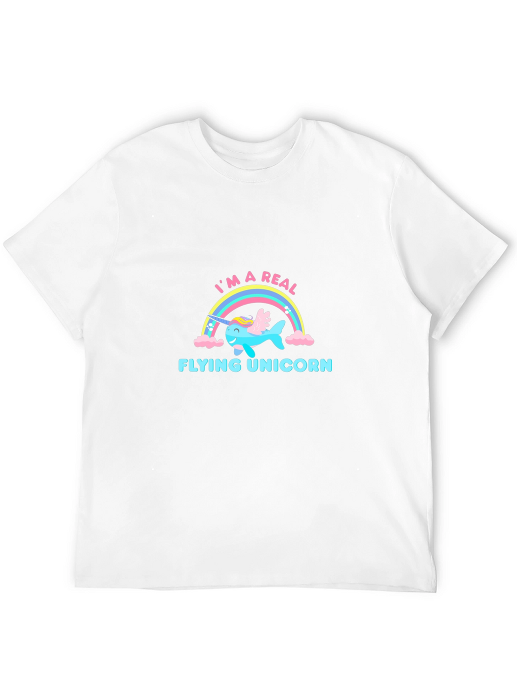 Funny Flying Unicorn Graphic T-Shirt