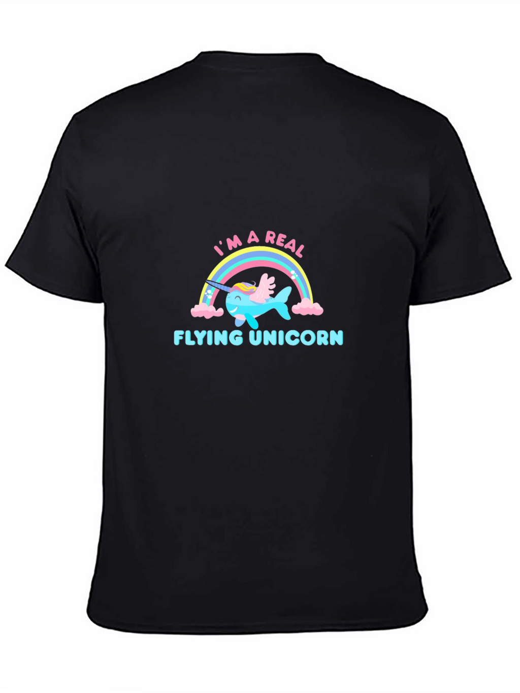 Funny Flying Unicorn Graphic T-Shirt