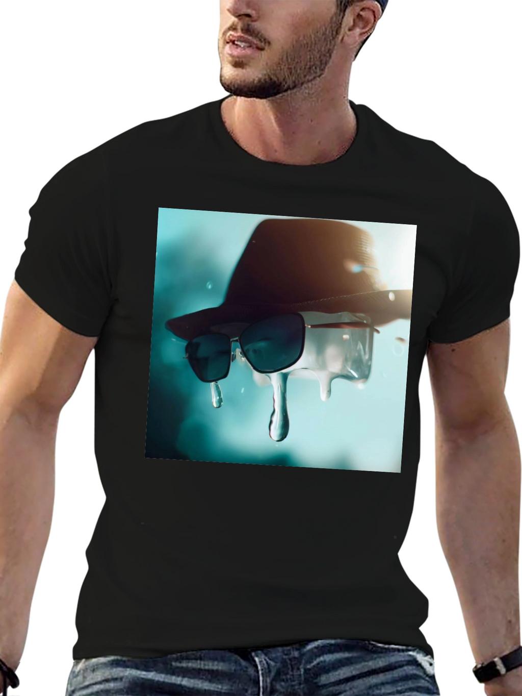 Cool Summer Drip Tee - Unique Graphic Design