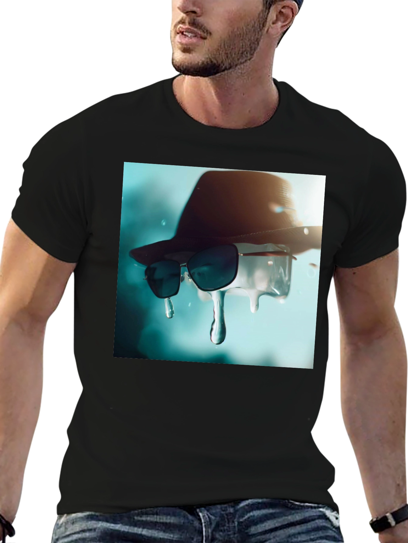 Cool Summer Drip Tee - Unique Graphic Design