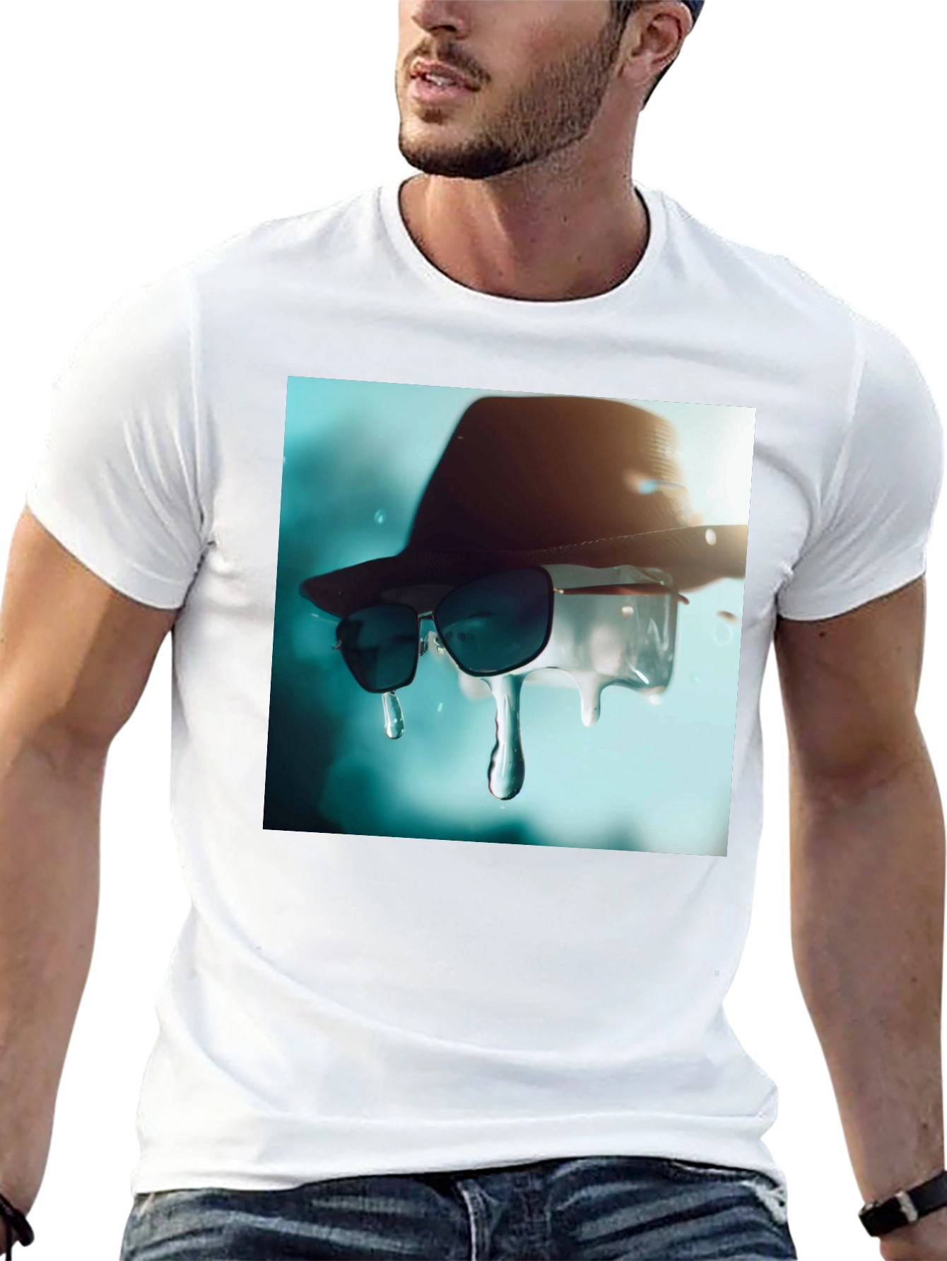 Cool Summer Drip Tee - Unique Graphic Design