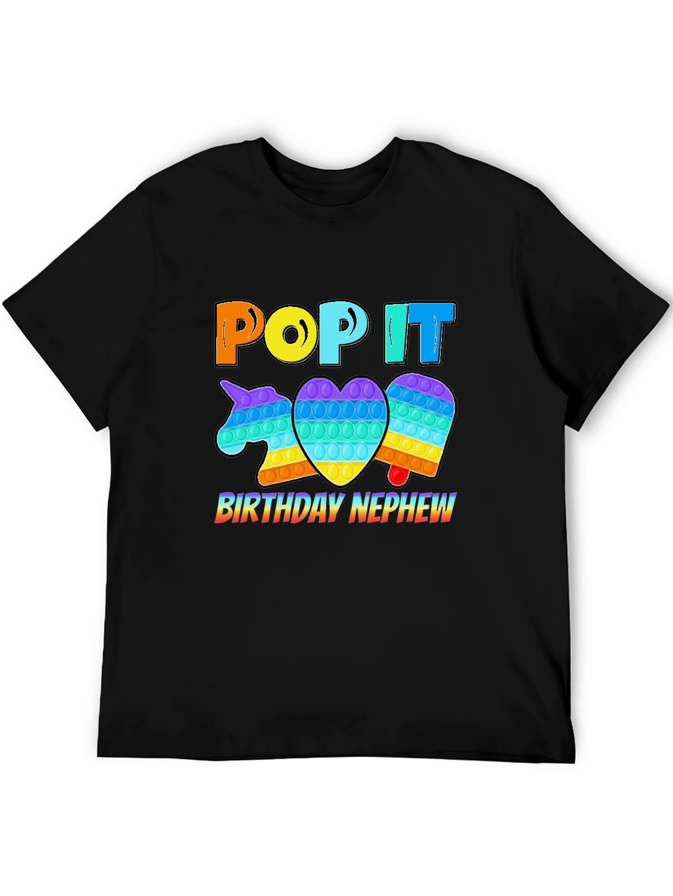Pop It Birthday Nephew T-Shirt
