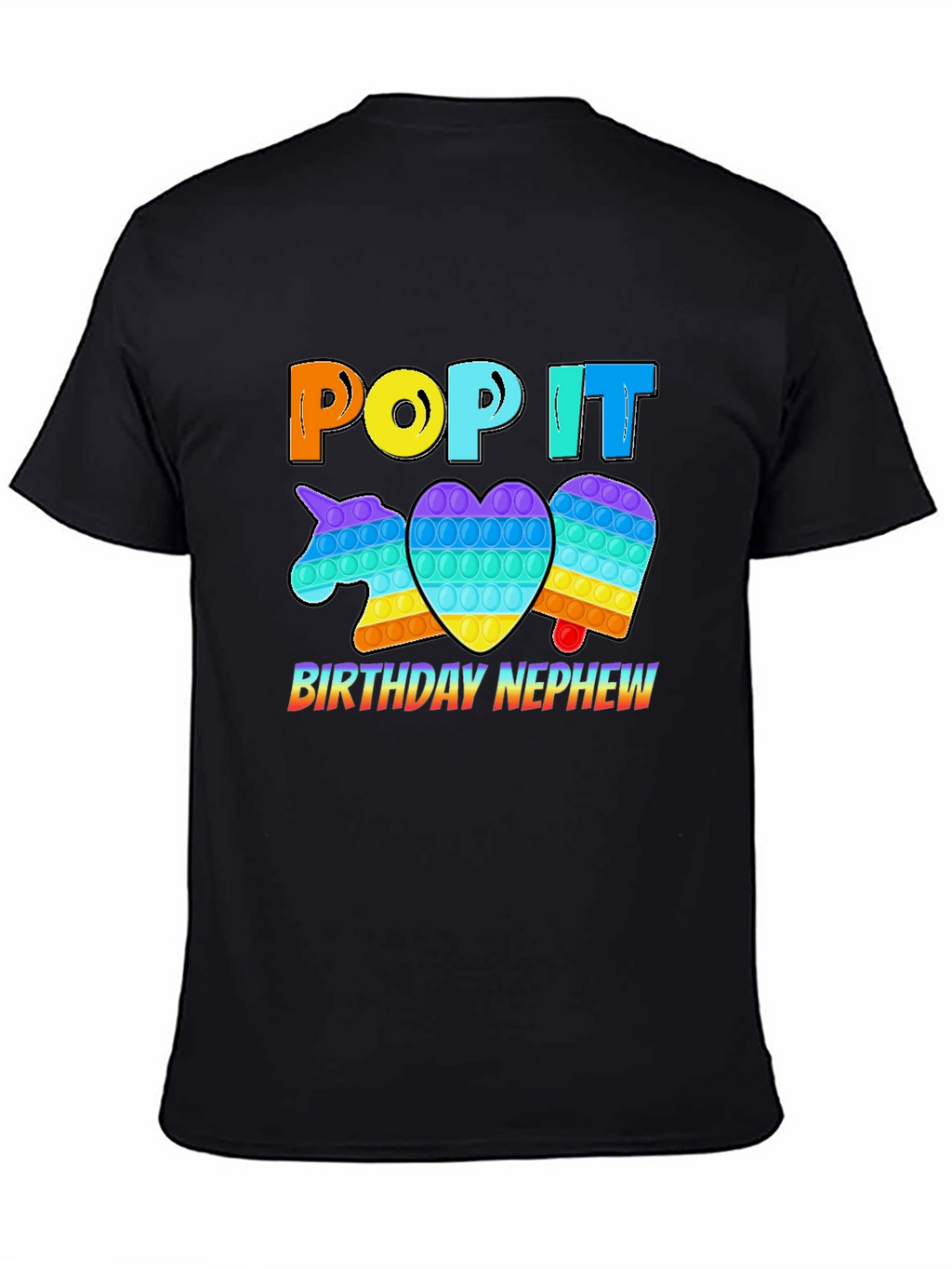 Pop It Birthday Nephew T-Shirt