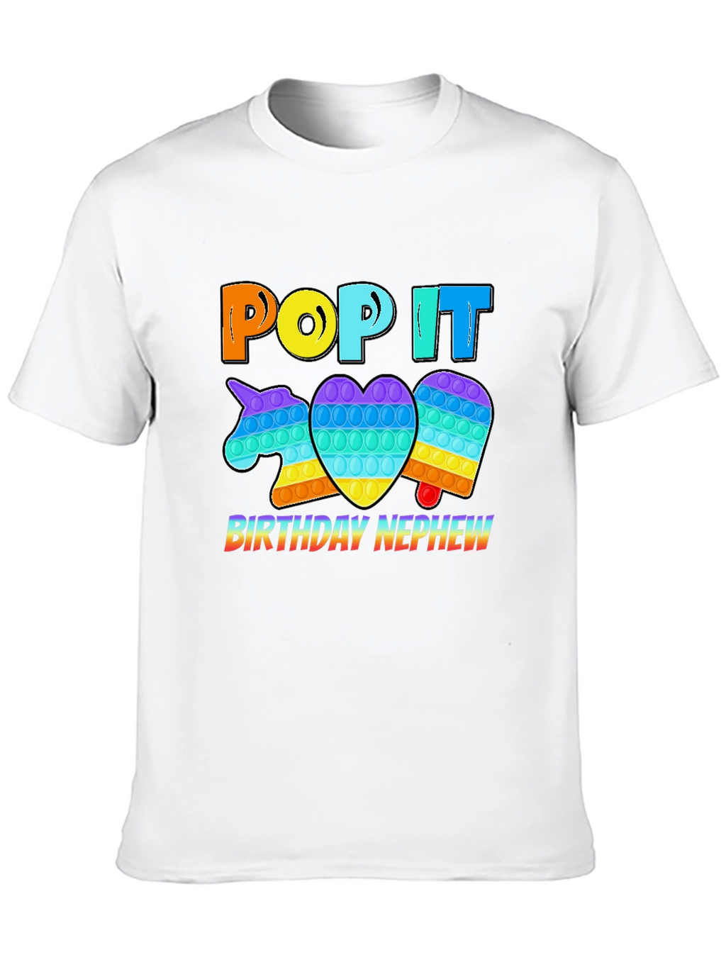 Pop It Birthday Nephew T-Shirt