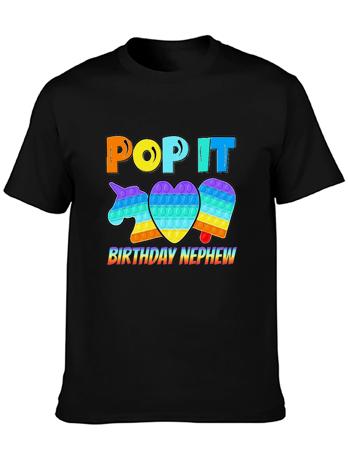 Pop It Birthday Nephew T-Shirt
