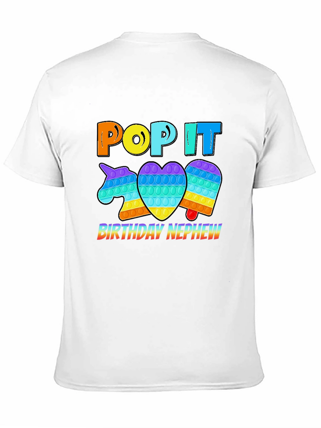 Pop It Birthday Nephew T-Shirt