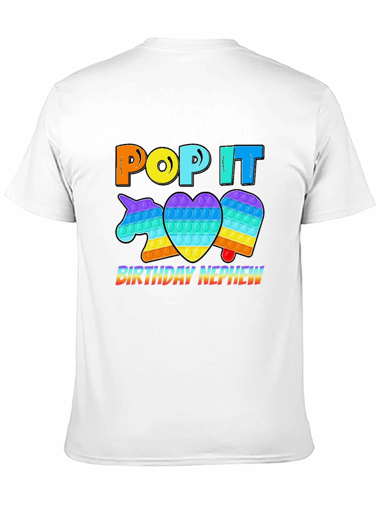 Pop It Birthday Nephew T-Shirt