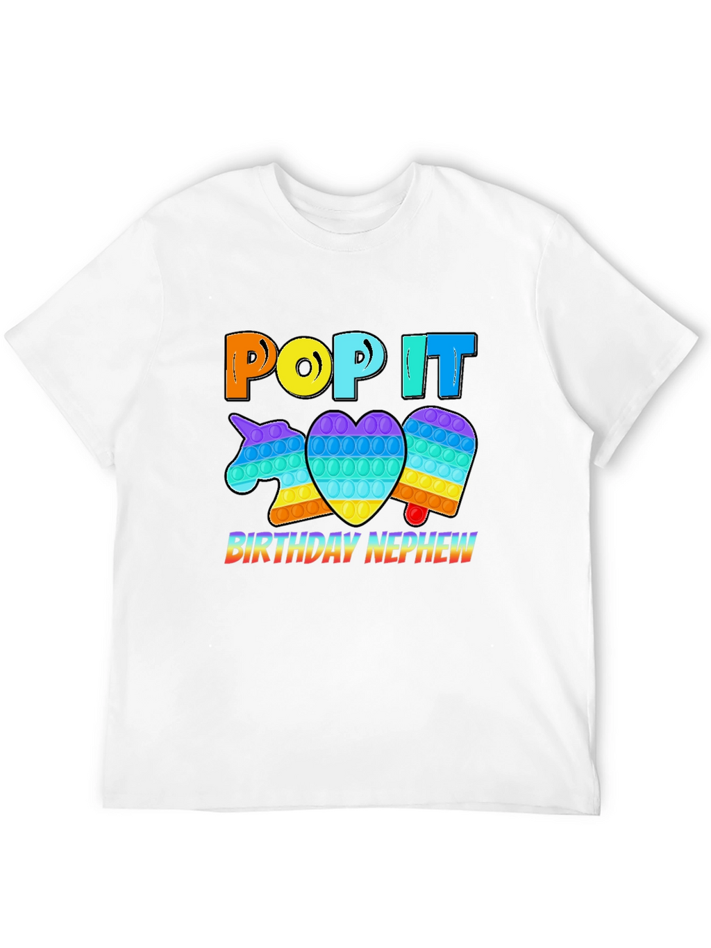 Pop It Birthday Nephew T-Shirt