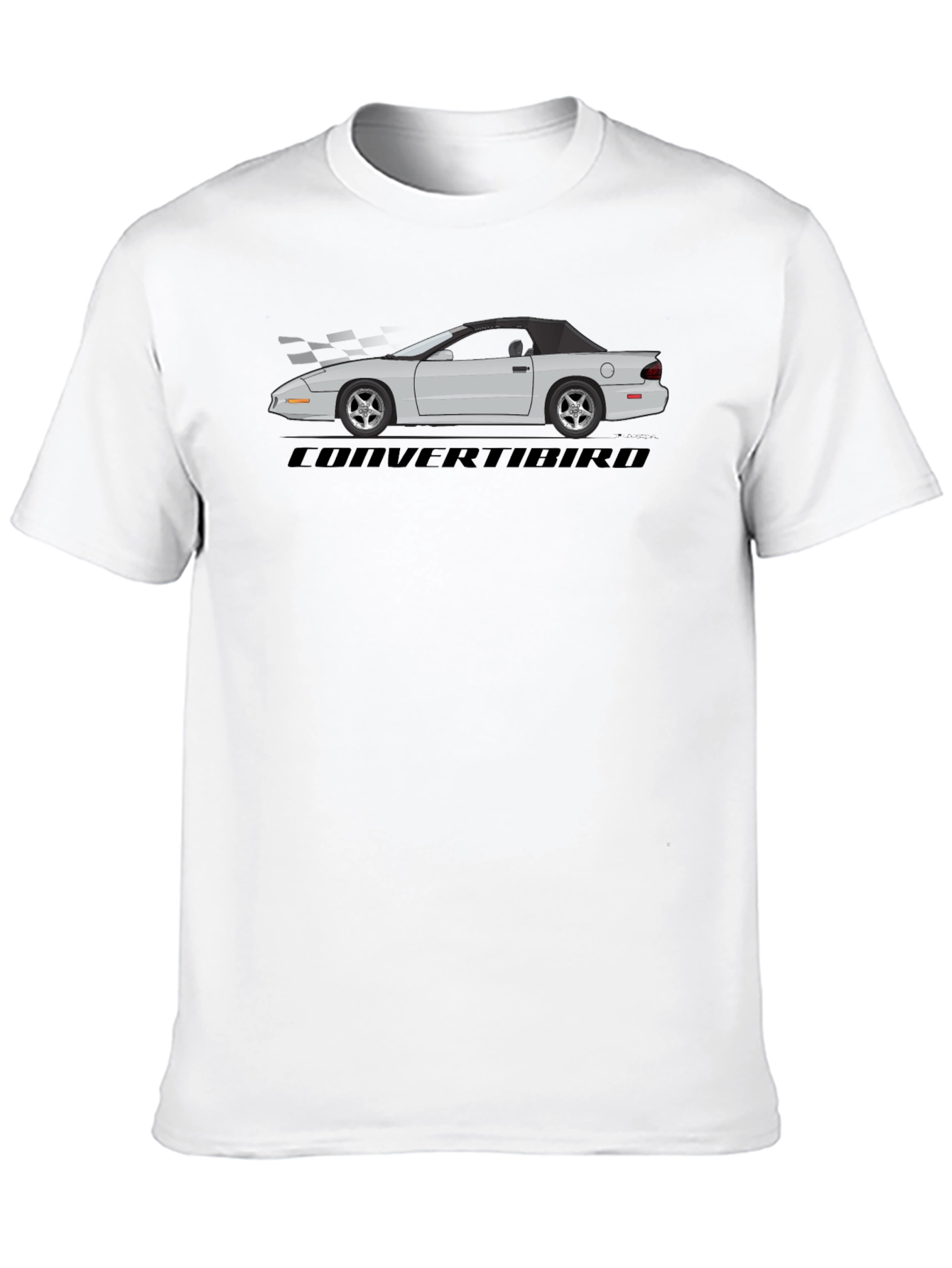 Convertibird Car Graphic T-Shirt