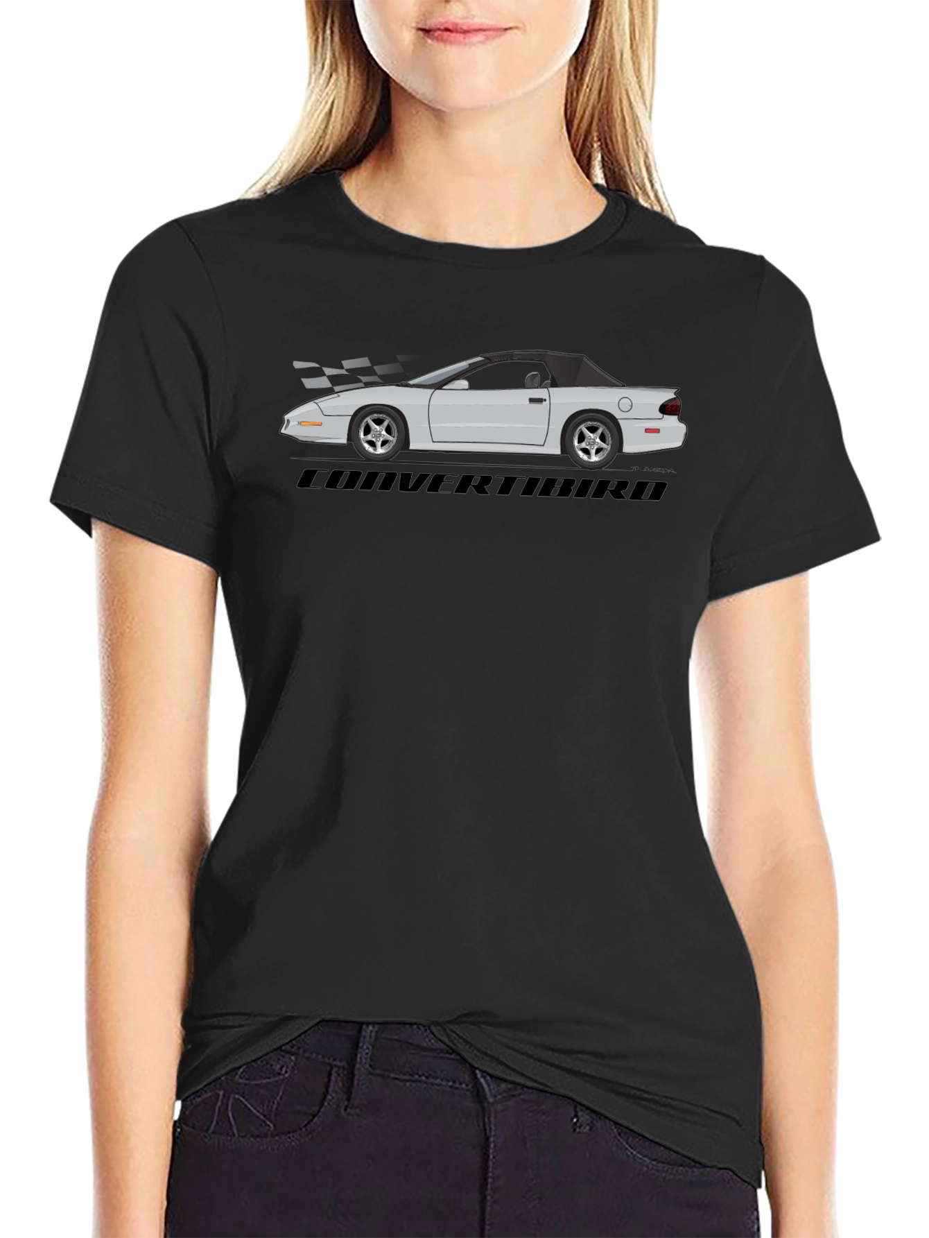 Convertibird Car Graphic T-Shirt