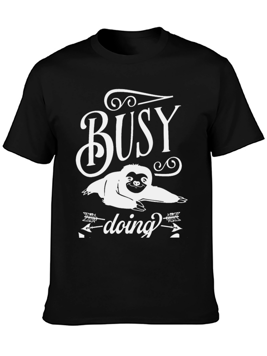 Busy Doing Nothing Sloth Graphic Tee